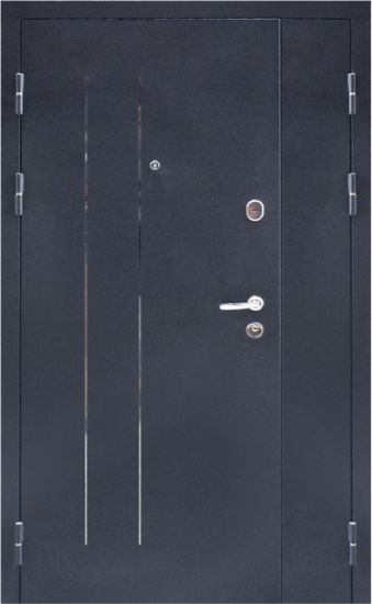 Вхідні Двері полуторні Modern+ RAL 7024 1200 Galicia