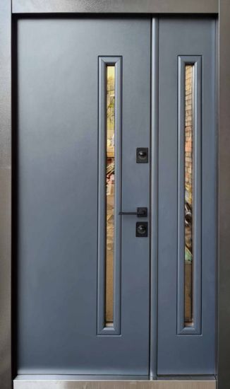 Вхідні Двері в будинок Slim S 1200 антрацит Страж