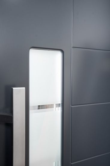 Вхідні двері зі склом модель Liberty Glass комплектація Megapolis MG3 ABWEHR (492)