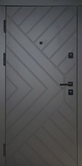 Вхідні Двері Apart 120 3K Diagonal HYGGE Антрацит/білий мат